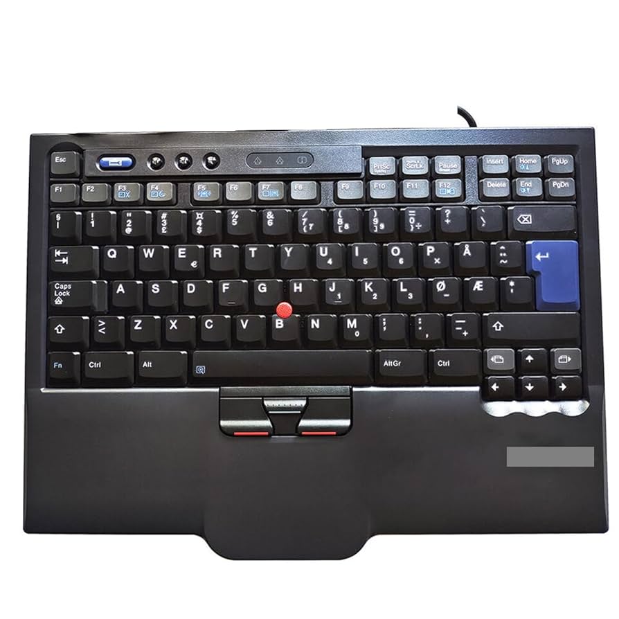 Mengnee UltraNav USB Keyboard Trackpoint Compatible with
